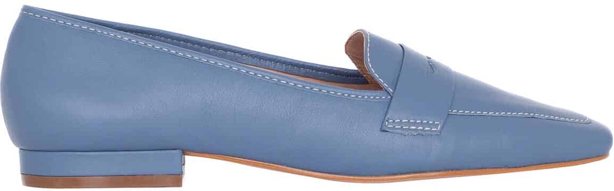 Mangará Dames schoenen Cipo Leder - Smalle breedte - Blauw - Maat 39