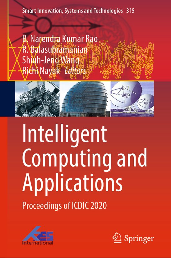 Smart Innovation, Systems and Technologies315- Intelligent C ... - cover