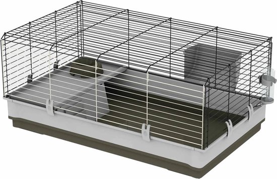 AIME Volière - Wit En Groen - 95 X 70 X 170 Cm - Accessoires Inbegrepen Voor Vogels