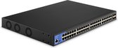 Linksys LGS352MPC - Netwerk Switch - Gigabit - Managed - 48 Poorten - PoE Ondersteuning - Zwart met grote korting