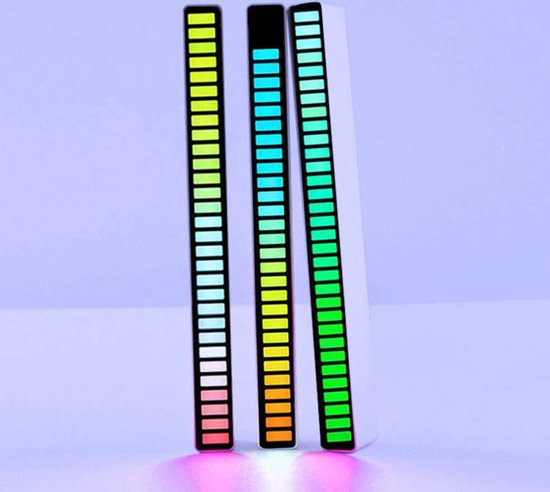 JustGoHome Tafellamp RGB - Tafellamp - Monitor Verlichting - Bureaulamp - Game Lamp - Mini LED Bar - Ambilight TV - Smart - Aluminium - Set van 2