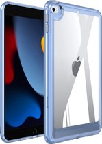 Mobigear Tablethoes geschikt voor Apple iPad Mini 5 (2019) Hardcase Backcover | Mobigear Crystal | iPad Mini 5 (2019) Case | Back Cover - Transparant / Blauw