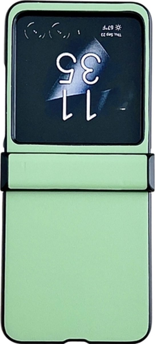 Mobigear Hoesje geschikt voor Motorola Razr 40 Ultra Telefoonhoesje Hardcase | Mobigear Excellent Backcover | Razr 40 Ultra Case | Back Cover - Mint