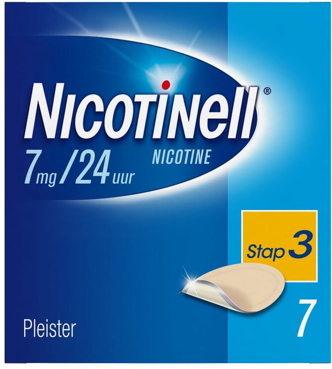 Goedkoopste Nicotinell Nicotinepleisters 7mg - 1 x 7 stuks