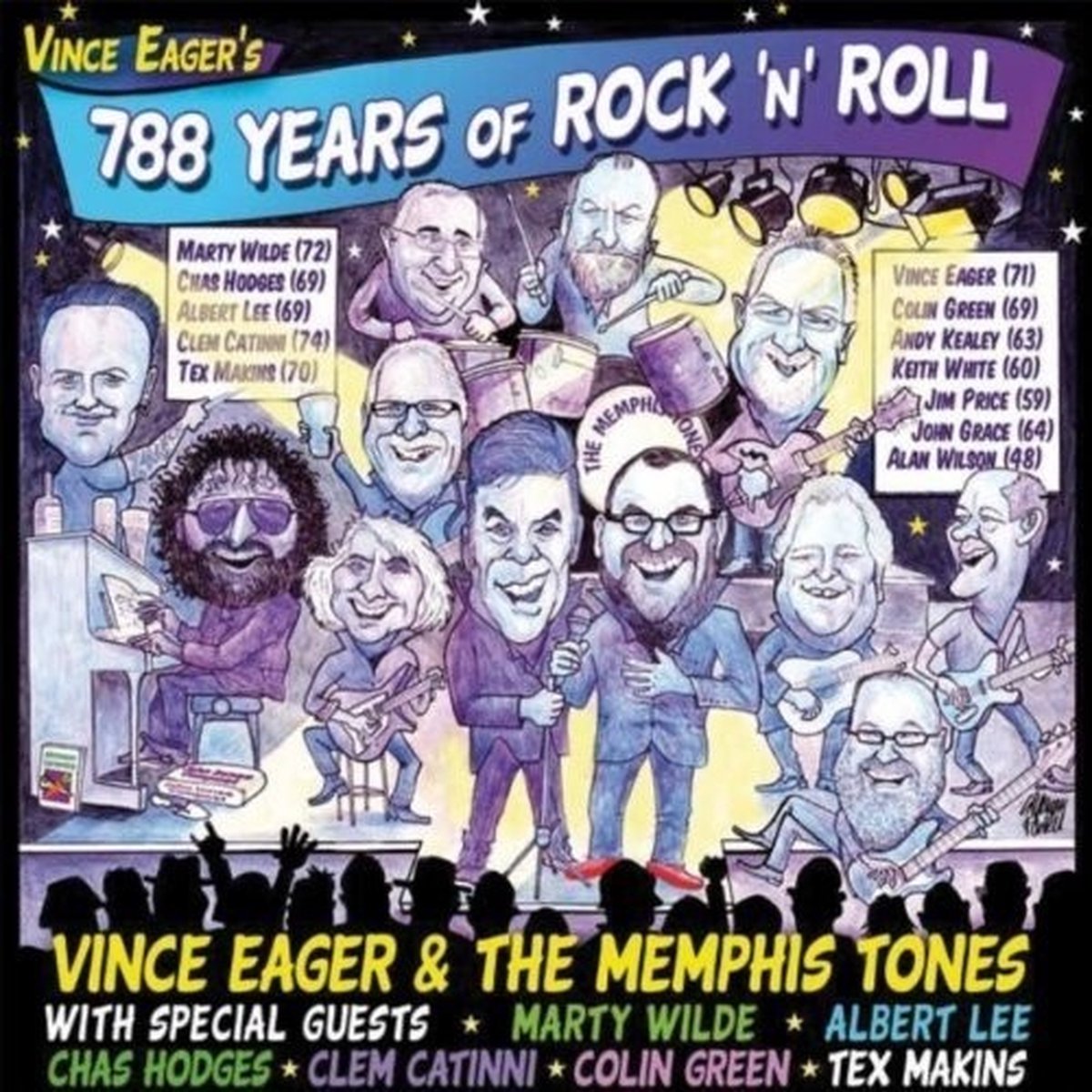 Vince Eager & The Memphis Tones - 788 Years Of Rock'n'Roll (CD)