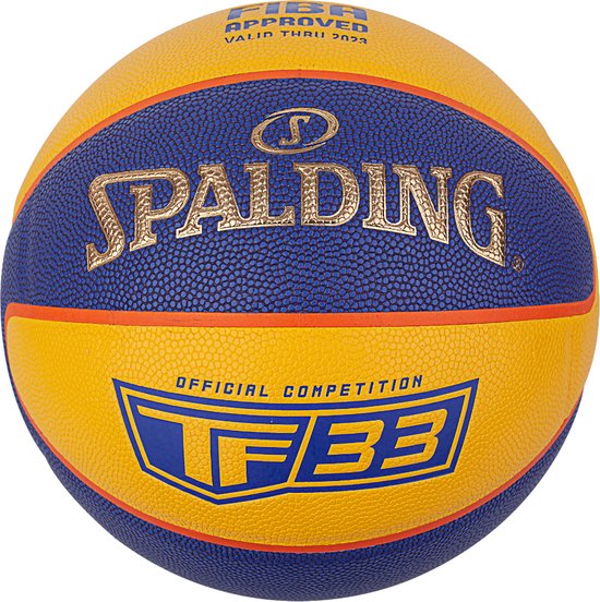 Spalding TF33 3x3 FIBA Basketbal - Maat 6, Gewicht 7