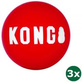 Kong signature balls 3x Medium 6,5 cm 2 st