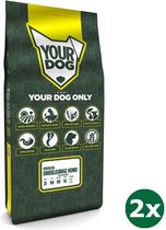 2x12 kg Yourdog servische driekleurige hond volwassen hondenvoer