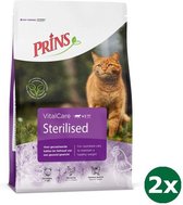 Prins cat vital care adult sterilised kattenvoer 2x 4 kg