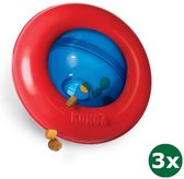 Kong gyro voerbal rood / blauw 3x Small 12,5x12,5x7,5 cm