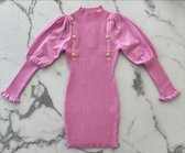 Meisjes jurk "Roze", verkrijgbaar in de maten 98.104 t/m 158/164