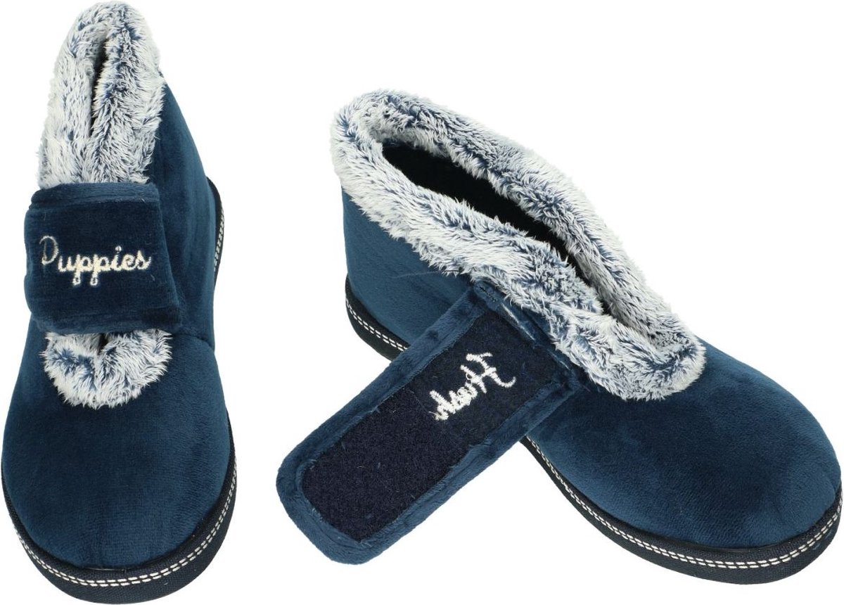 Hush Puppies -Dames - blauw donker - pantoffels - maat 42