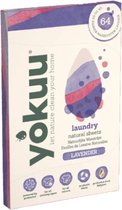 YOKUU Probiotische Wasstrips - 64 Wasbeurten - Lavendel Geur - Ecologisch Wasmiddel - Ultra Geconcentreerd en Voorgedoseerd - Wasproduct Zonder Water - Ideaal voor op Reis