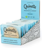 Quinette - Glutenvrije ontbijt- & energiekoek - Kokosnoot BIO (50g/st.) 12 stuks