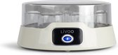 LIVOO - Yoghurtmaker - DOP180G - 14 glazen potten met schroefdeksel - Inhoud per pot: 170ml