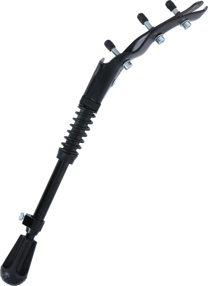 ​Bicycle Gear Verstelbare Fietsstandaard Achterwiel – 24" tot 28" – Staal – Zwart – Max. 20 kg – Geschikt voor Stads- en Racefietsen