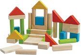 PlanToys Houten Speelgoed Kleurrijk 40 blokken