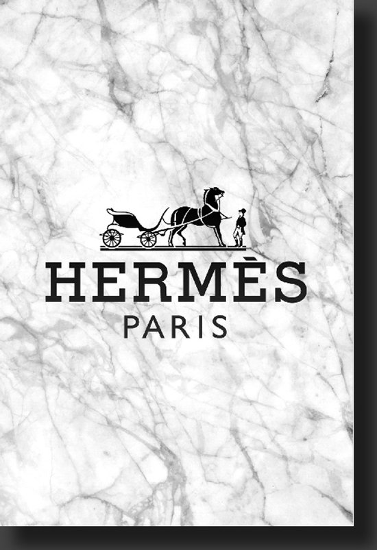 Hermes Paris schilderij op plexiglas 60x90cm