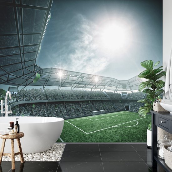 Fotobehang Voetbalstadion - Vliesbehang - 360 x 240 cm