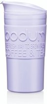 Bodum | Mug de voyage avec couvercle / Travelmug | Plastique à double paroi | 0.35L | Violet clair