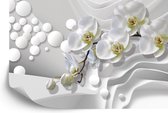 Fotobehang Witte Orchideeën - Vliesbehang - 368 x 254 cm