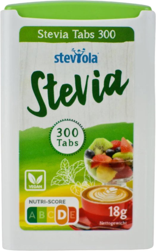 Foto: Stevia zoetjes 300 stuks natuurlijke zoetstof stevia steviola suiker vervanger zonder aspartaam keto dieet geen suikers