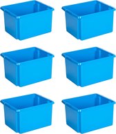 Sunware - Nesta opbergbox 32L blauw - Set van 6
