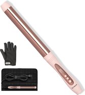 Bol.com Loreaux extra lange krultang 32mm - haarkruller - 14 temp. instellingen alle haartypes - hair curler curling iron - incl... aanbieding