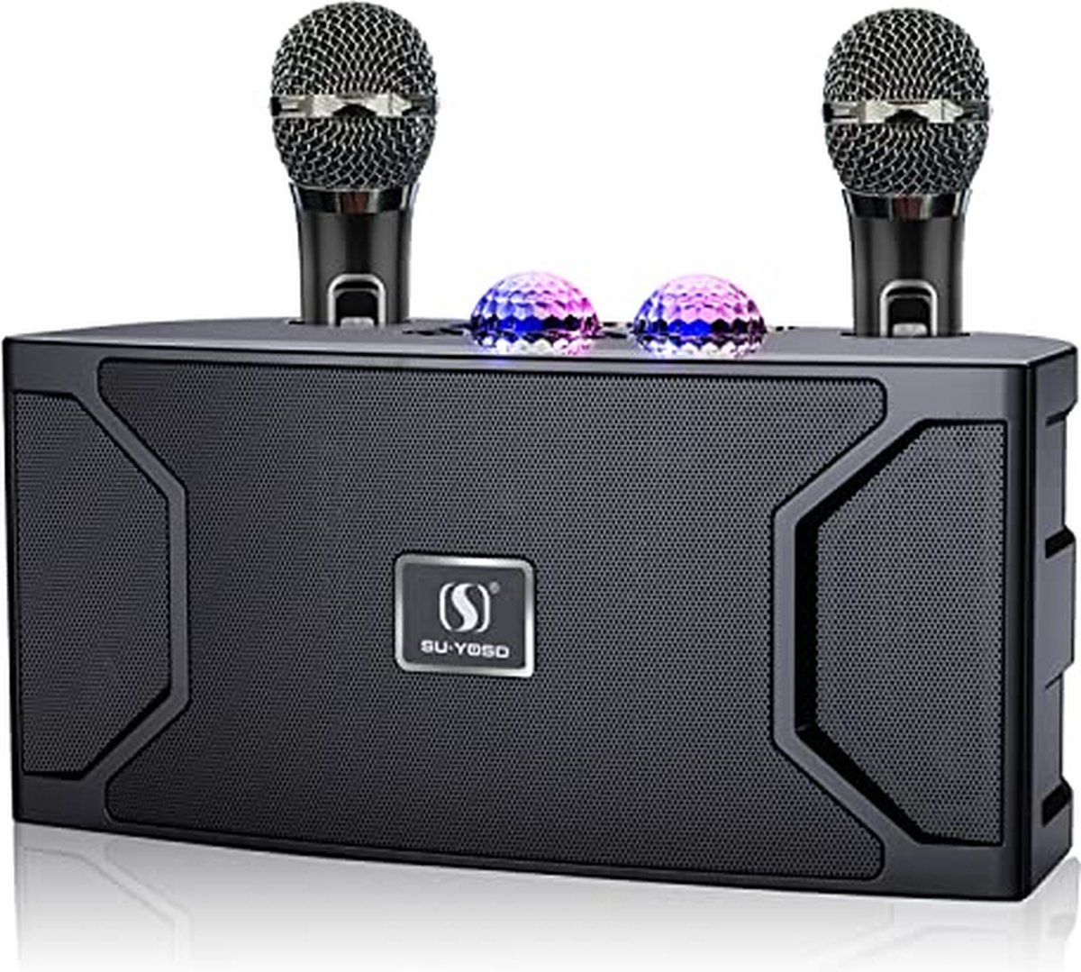 Microphone karaoké AyeWay 5 en 1 - Sans fil - Connexion Bluetooth -  Haut-parleur