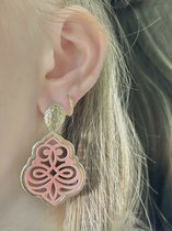 Yehwang - Boucles d'oreilles - Rose - Fashion Trend