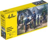 1:35 Heller 81223 French Mountain Troops - Figuren Plastic Modelbouwpakket