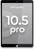 Voor Apple iPad Pro (12.9) - (2e generatie) LCD Display + touchscreen incl. Printplaat Flex Gesoldeerd - OEM Kwaliteit - Zwart