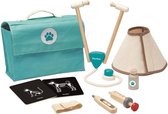 PlanToys Houten Speelgoed Dierenarts-set