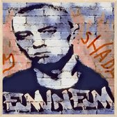 poster Eminem rapper | EMINEM poster rood | 50 x 50 cm | muurdecoratie