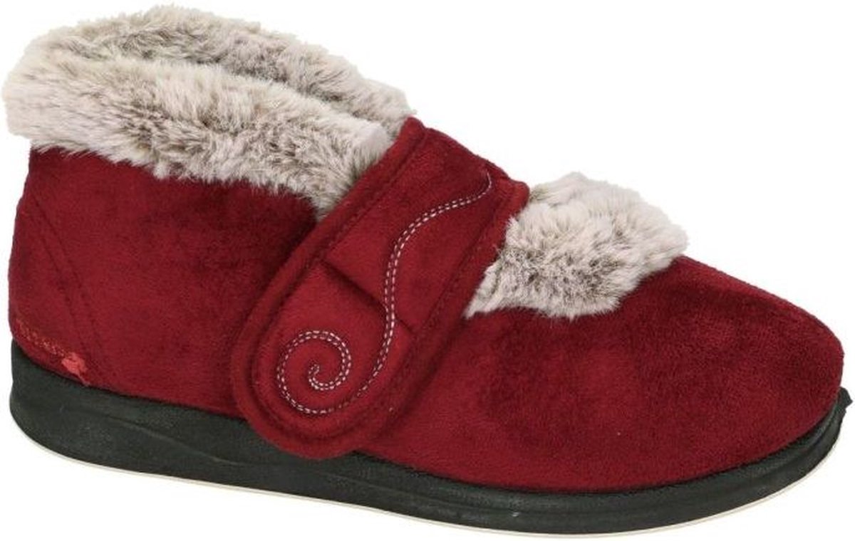 Padders -Dames - bordeaux - pantoffels - maat 38