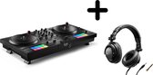 Hercules DJControl Inpulse T7 - ​​​​Contrôleur DJ + HDP DJ45 - Casque DJ - Zwart