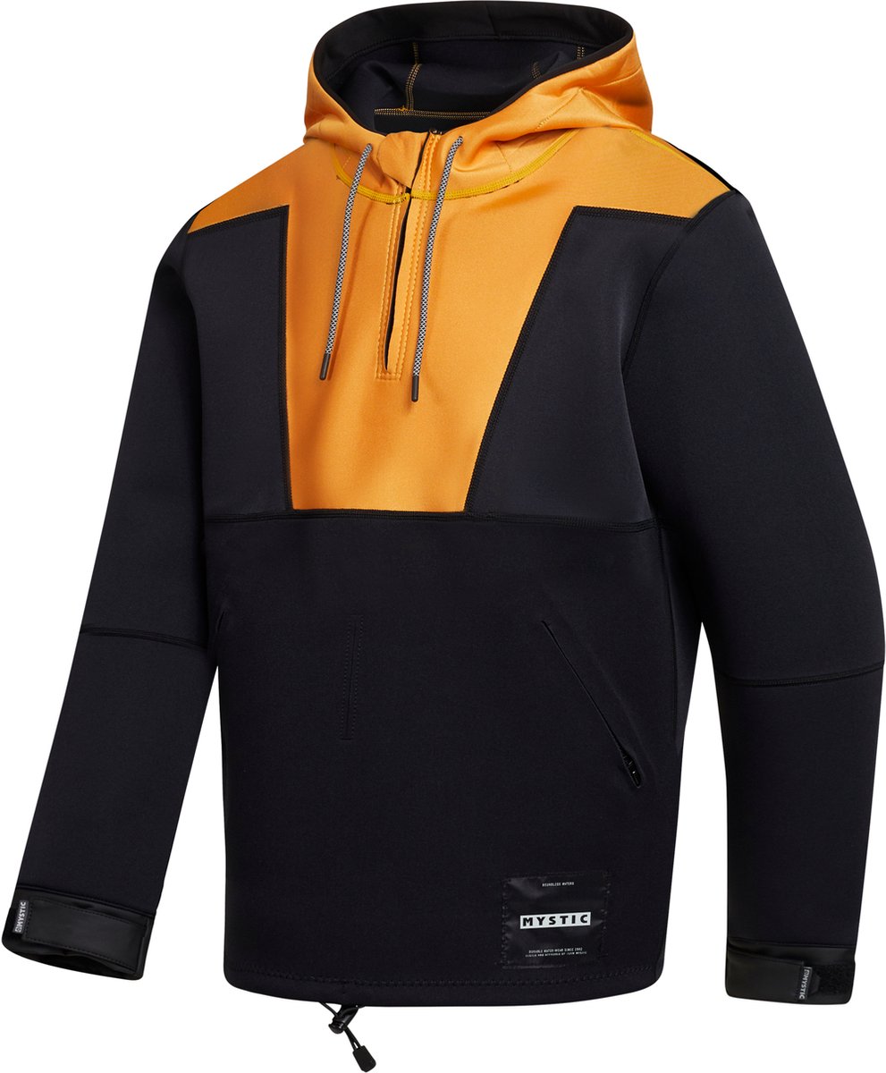 Mystic Fulmar Neoprene Hoodie 3/2mm - 2023 - Retro Orange - S