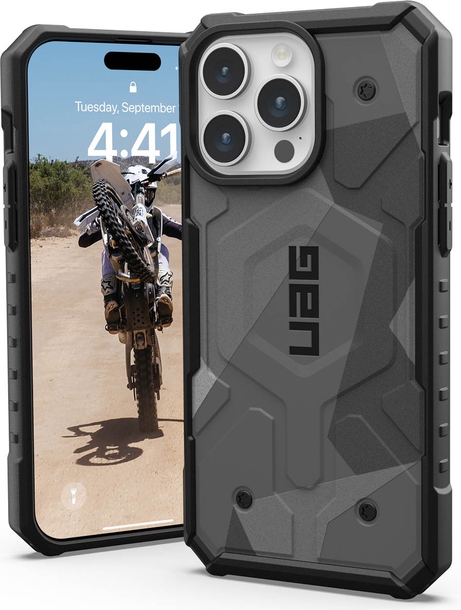 UAG - Pathfinder SE iPhone 15 Pro Max Hoesje - geo camo