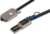 ASSMANN Electronic AK-410106-010-S Serial Attached SCSI (SAS)-kabel Zwart