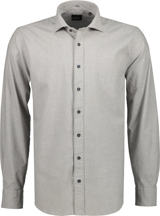 Jac Hensen Overhemd - Modern Fit - Grijs - 4XL Grote Maten