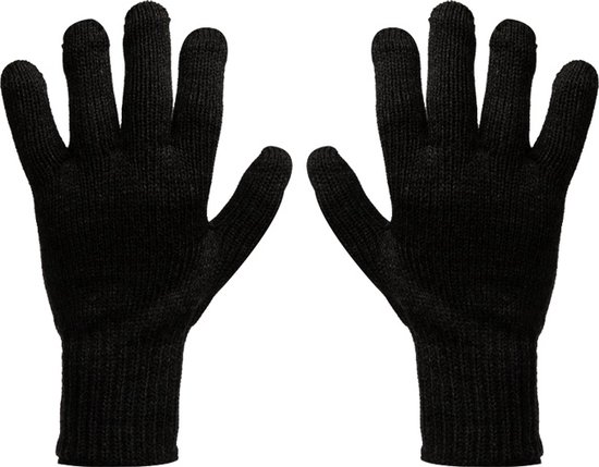 Handschoenen-Zwart-Winter-Warm-Dames/Heren-L/XL-