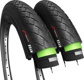 Roam Paar 700 x 32c 32-622 banden met 3 mm lekbescherming voor elektrische weg mountainbike MTB hybride toerfiets (set van 2)