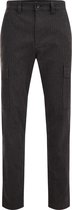 WE Fashion Heren tapered fit cargobroek met dessin