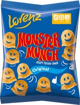 Bol.com Lorenz Monster Munch - Crispy potato Snack - 20 x 20g - in displaydoos aanbieding