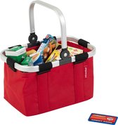 Theo Klein Toy Shop Sac de transport speelgoed mini rempli - avec produits de mini supermarché - rouge
