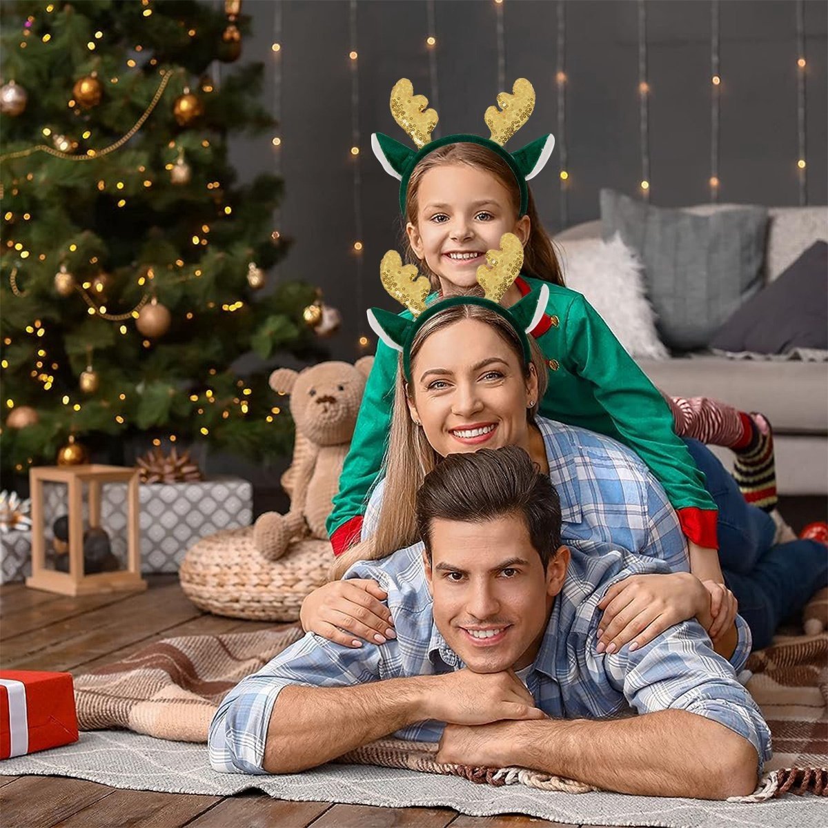 Belle Vous Kerst hoofdband (8 stuks
