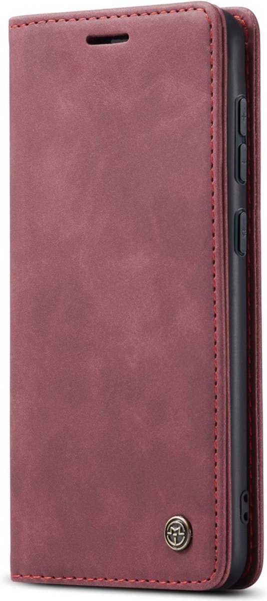 Caseme - Bookcase - Samsung Galaxy S23 Plus - Bordeaux rood