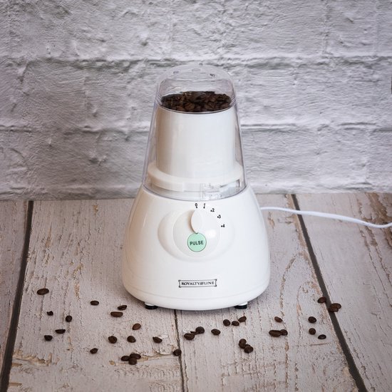 Royalty Line® SM400P2 Blender Met Koffiemolen - Smoothie Maker - 1.5L Plastic Kan - 500W - Blenders met 4 Snelheden - Smoothie Blender Met Extra Bonenmaler - Wit van Royalty Line — afbeelding 5