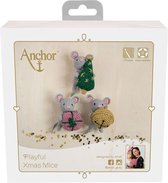 Kit de crochet de souris de Noël Anchor Playful
