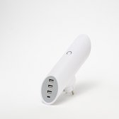 PowerCubes Spotlight Wallcharger - Oplader Wall light - 3 USB-A & 1 USB-C
